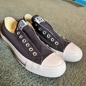 Converse All Star Black Canvas Slip-Ons